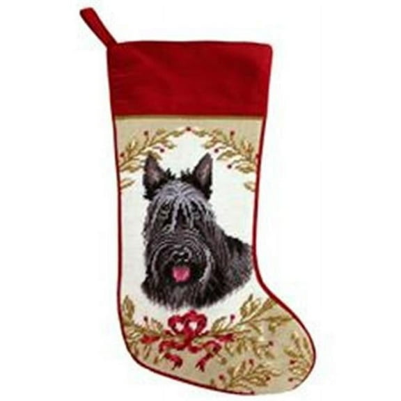 123 Creations C968-17 Scottie Needlepoint Stocking