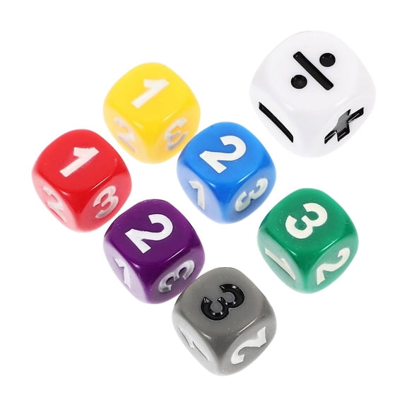 123 Dice Puzzle Game Accessories, Preschool Education Supplies, Numerical Arithmetic Set