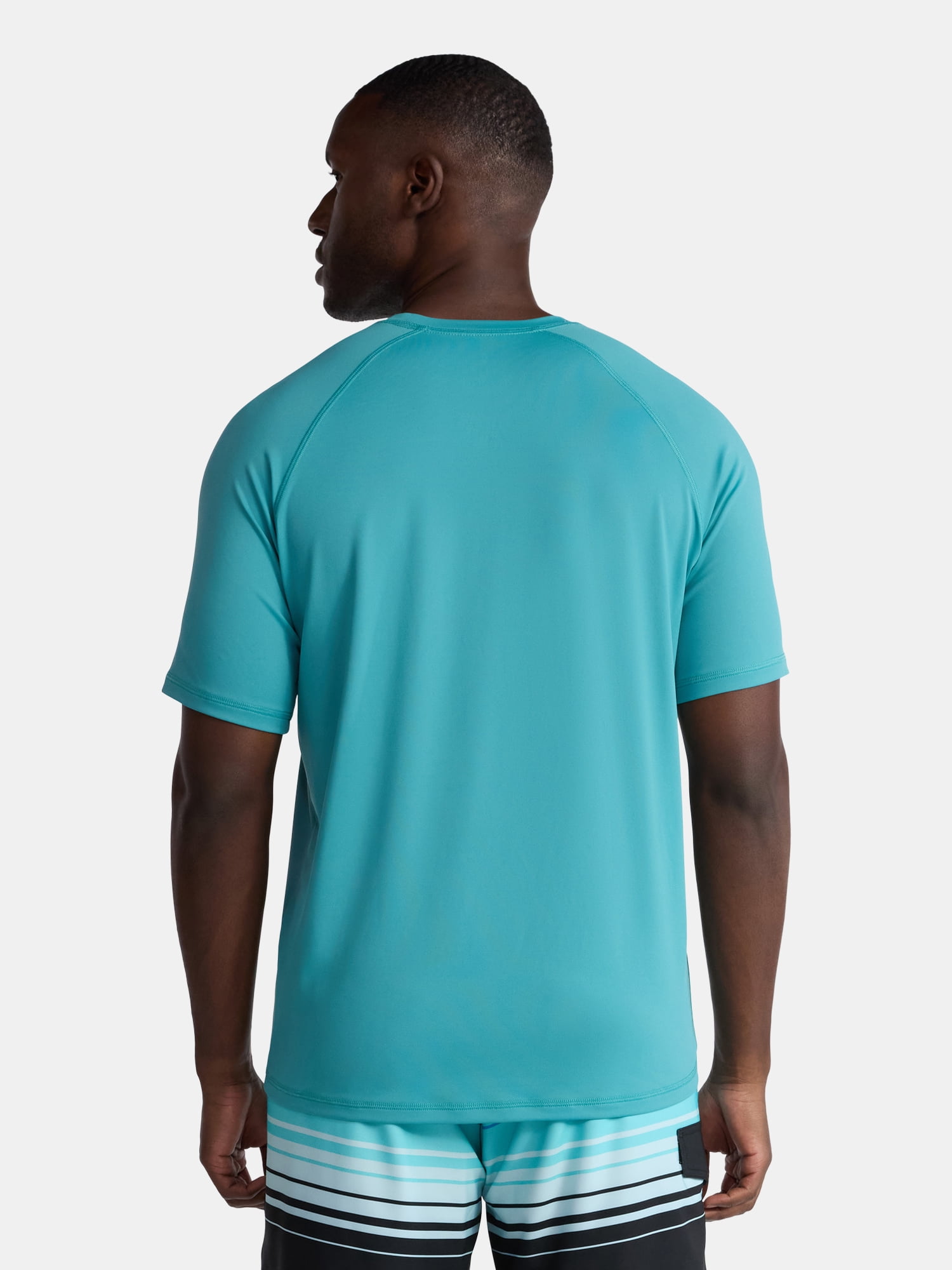 George Men's & Big Men's Short Sleeve Sun Shirt with UPF50+, Sizes S-3XL