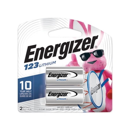123 Lithium Photo Battery 3V, 2/Pack