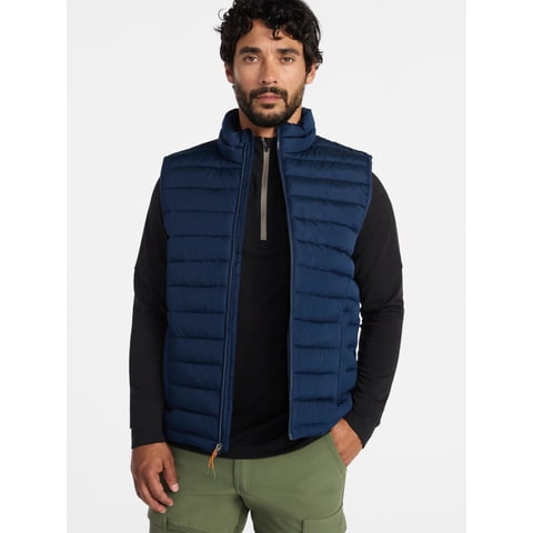 Men's and Big Men's Puffer Vest, Sizes S-3XL