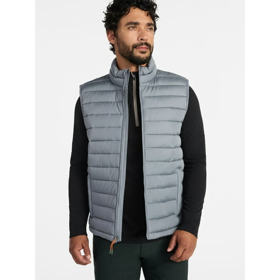 Ozark Trail Men's and Big Men's Puffer Vest, Sizes S-3XL