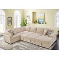 123" Oversized Sectional Sofa, , 4In1 Sectional Sleeper Sofa