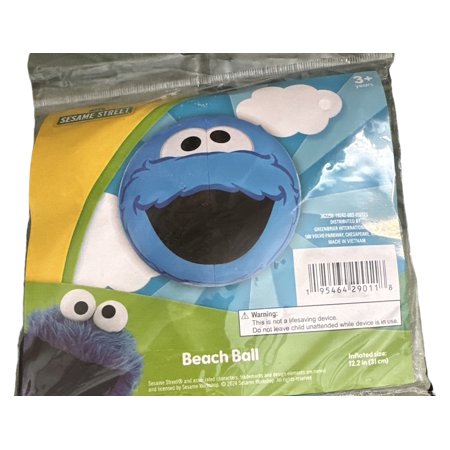 123 Sesame Street Cookie Monster Beach Ball