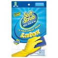 thumbnail image 1 of Soft Scrub 12321-26 Latex Gloves, Yellow With Flocked Lining, Small, 2-Pr. - Quantity 6, 1 of 1