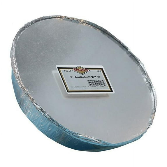 1237-72CB PEC 9 in. Aluminium Round Pan Board Lid - Case of 216