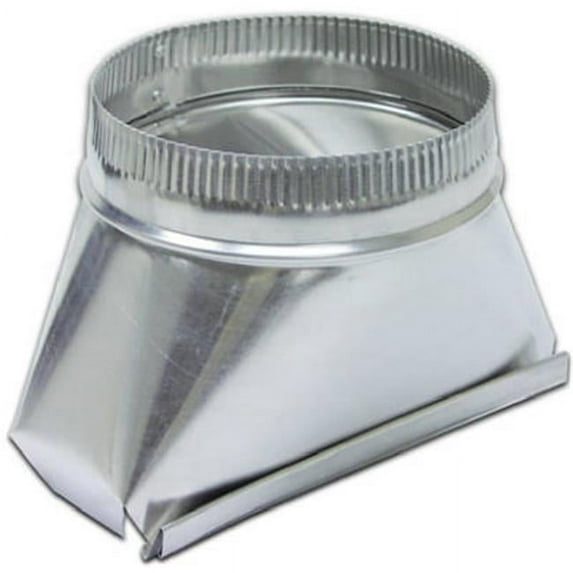 123IND 7 in. Round Aluminum Transition Fitting