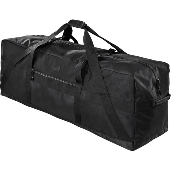 123L 42" Heavy Duty  Duffle with Upgrade Zipper, Durable & Water Resistant.  as Camping Bag Travel Storage Tent Storage  Equipment Bag For Coaches & More