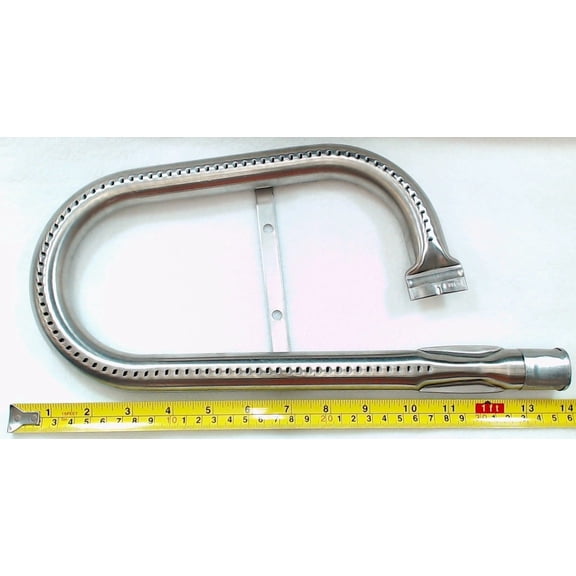 123R1, Gas Grill Pipe Burner for Ducane Right "P" Shaped, 1200, 1200HLPE, 1202