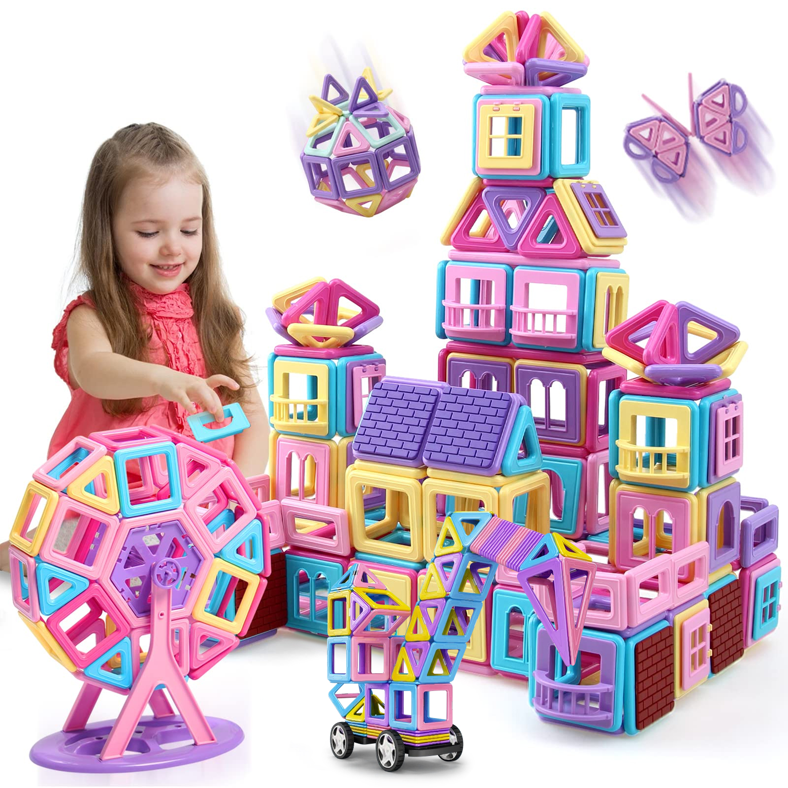 MagnaTiles 8Piece Rectangles Expansion Set The Original, Award