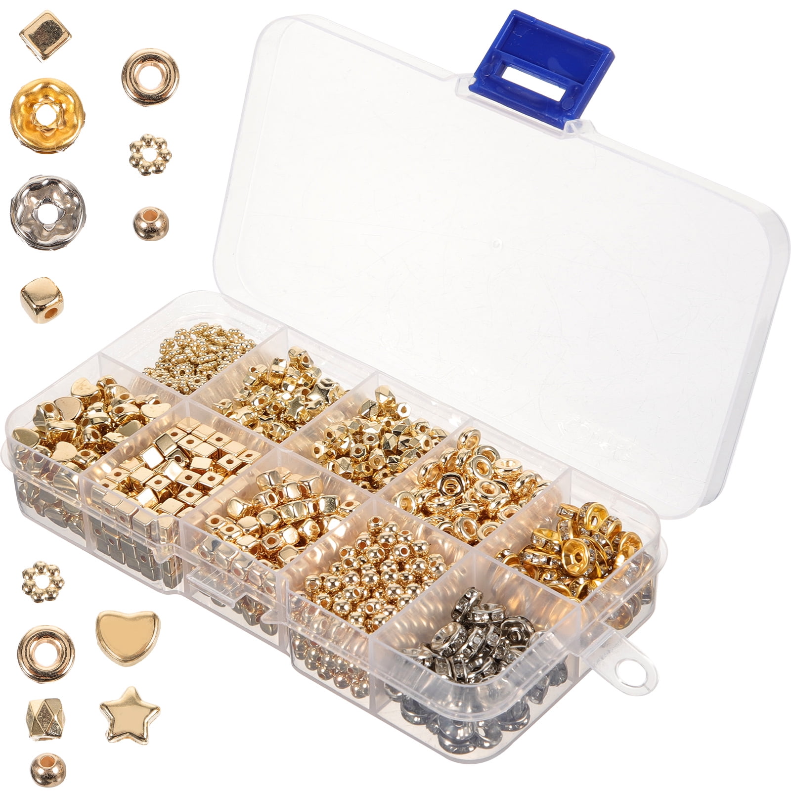1240 Pcs Loose Bead Set Bracelet Making Beads Beading Kits Boxed Personalized Jewelry