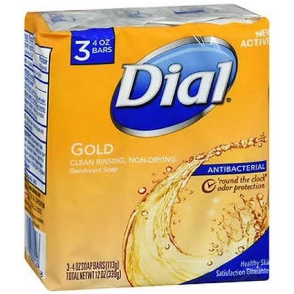 Dial Antibacterial Deodorant Bar Soap - Advanced Clean Gold 12 Pk