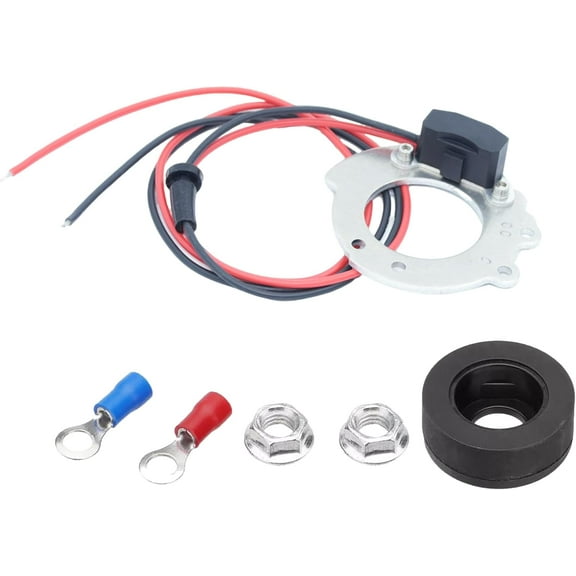 1244A Electronic Ignition Module Kit Waterproof Compatible with Ford Tractors 2N 9N 8N 500-800 Series V4 4 Cylinder 12V Replace OE 311185 8N12127B FDN12127A FAC12127D