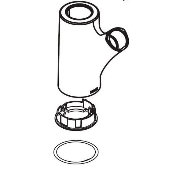 Moen ReplAcement Chrome Spout Receptor for Moen Kitchen Faucet, 124823