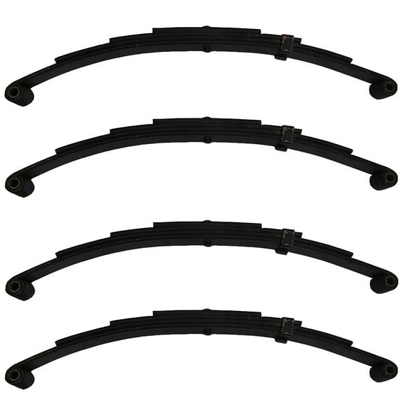 Qty 4: Trailer Leaf Spring (1750 lbs) Fits Universal Products Replaces 124903