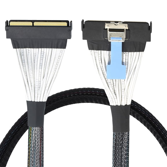 124Pin Cable PCIe 5.0 Flat Flexible Male to Male Wire 16 Channel Extender Cable For Servers Data Center Interconnection