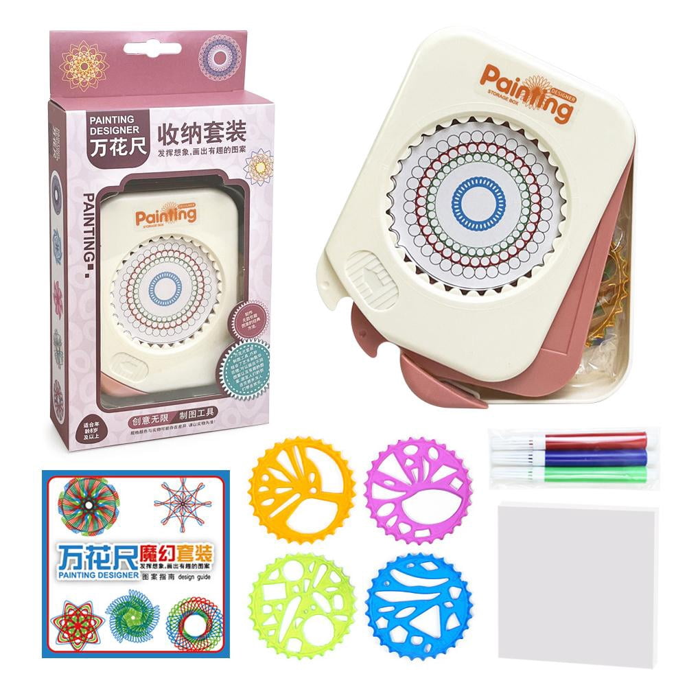 124White Big Teeth Dflower Ruler Set Childrens Art Painting Template ...