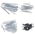 thumbnail image 1 of 124pc Nail Assortment Flat and Domed Head Panel Pins Carpentry Wood Plasterboard, 1 of 6