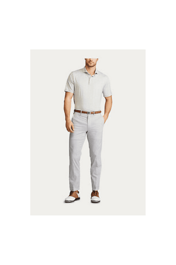 $125.00 Polo Ralph Lauren Golf Men's Mini-Check Tailored-Fit Pants, Grey, 32X32