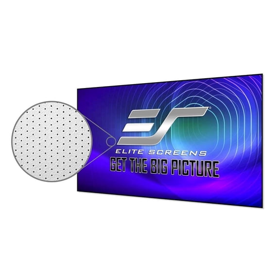 125" (16:9) Aeon CineGrey 4D AT Acoustically Transparent Ceiling Ambient Light Rejecting Front Projector Screen