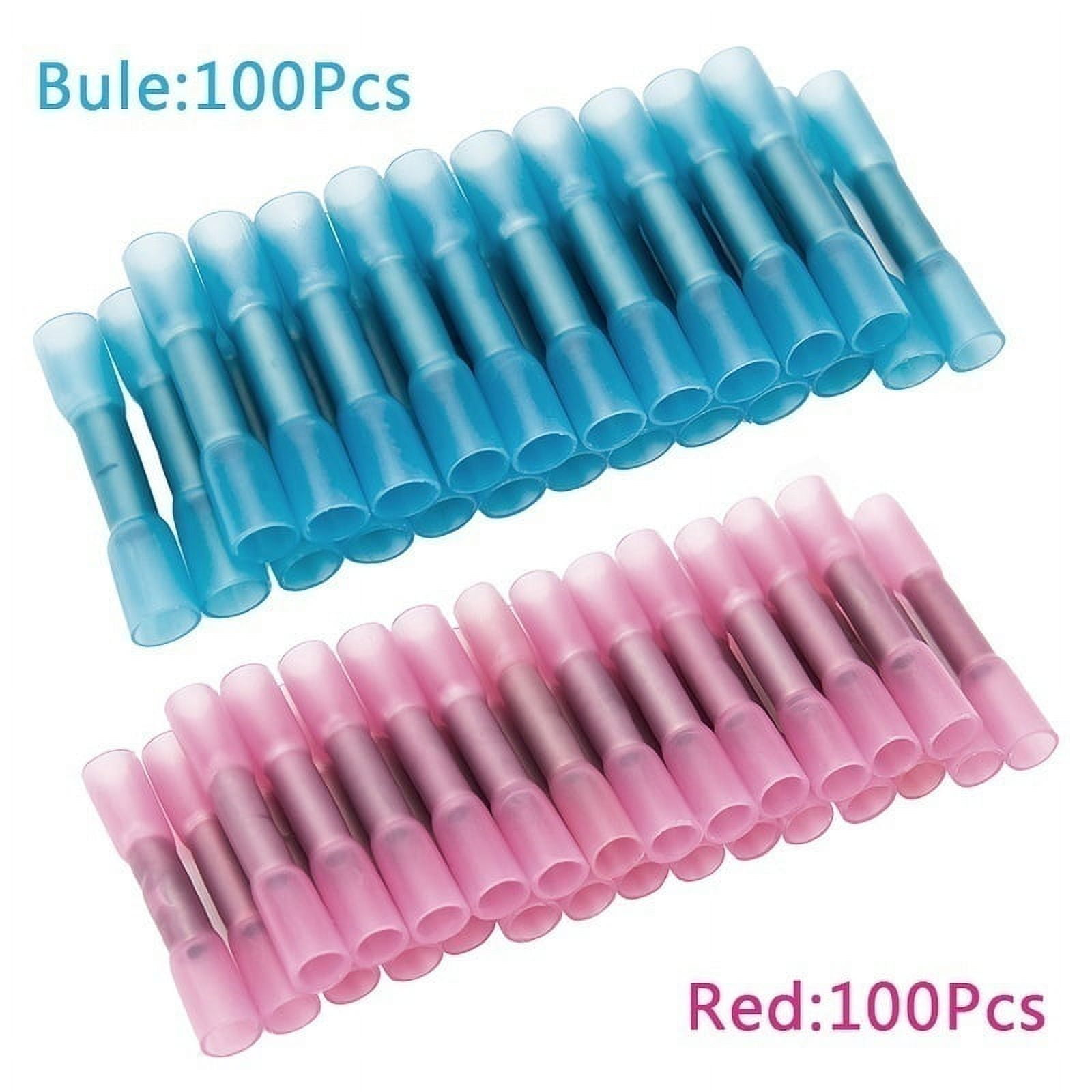 125/200Pcs Insulated Waterproof Wire Connectors Heat Shrink Crimp
