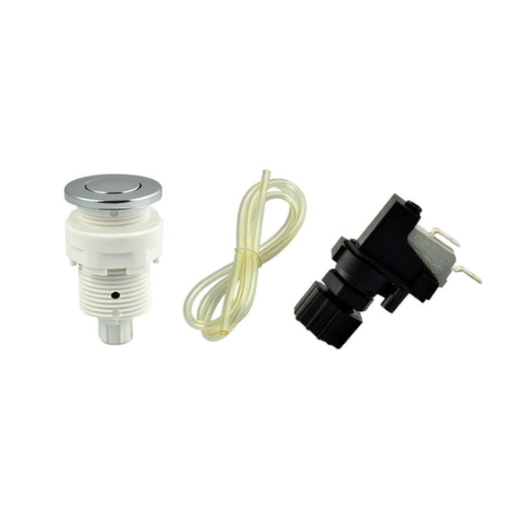 125~250V 28/34Mm Pneumatic Switch Button For Bathtub Spa Waste Disposal Switch