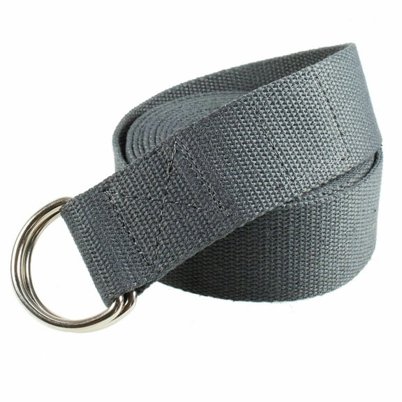 125 Inch/10.5 Feet/3.2M Fitness Exercise Yoga Strap Durable Cotton Metal D-Ring