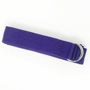 125 Inch/10.5 Feet/3.2M Fitness Exercise Yoga Strap Durable Cotton Metal D-Ring