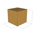 thumbnail image 1 of 9x9x9 Kraft Brown Corrugated Shipping Boxes, 32 ECT Single-Wall, Qty 125, 1 of 3