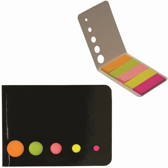 125 Mini Sticky Flag Booklet - Black