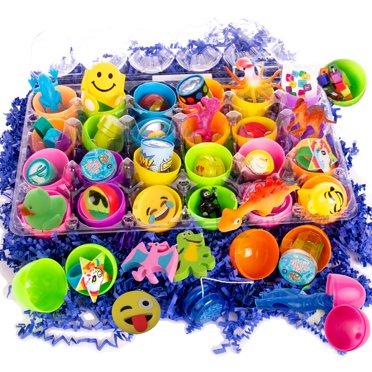12 Blue Plastic Easter Vending Eggs – 2.25 Inch, Empty, Best Price