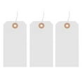 thumbnail image 1 of 125 Pcs Hang Tags with Reinforced Eyelet and Wire, Pre-Attached Wire Cardboard for Labeling Price 4 3/4 X 2 3/8 Inch, 1 of 10