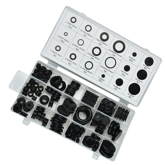 125 Piece Faucet Sealing Gasket Metric Kit Washer Suite Rubber