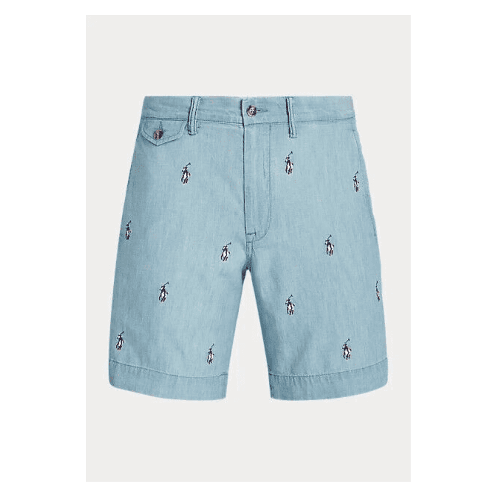 ralph lauren chambray shorts