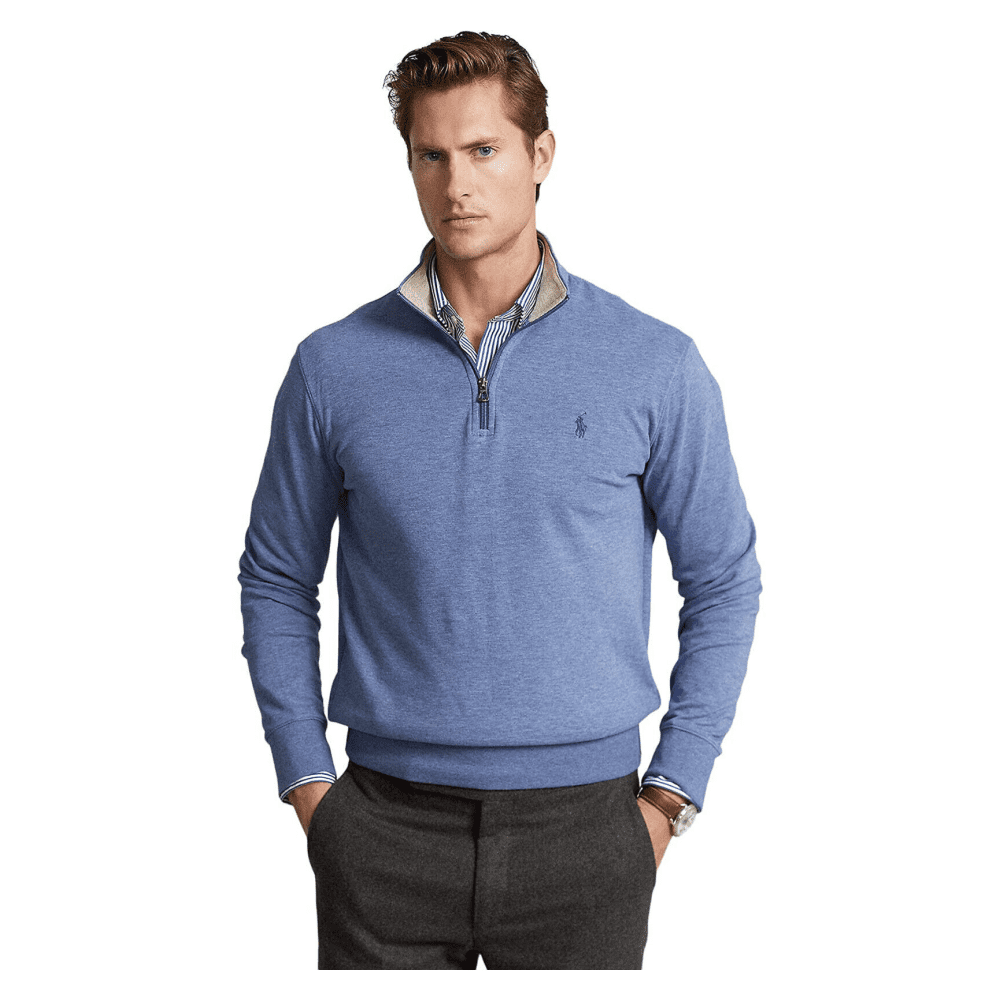 $125 Polo Ralph Lauren Men's, Luxury Jersey Quarter-Zip