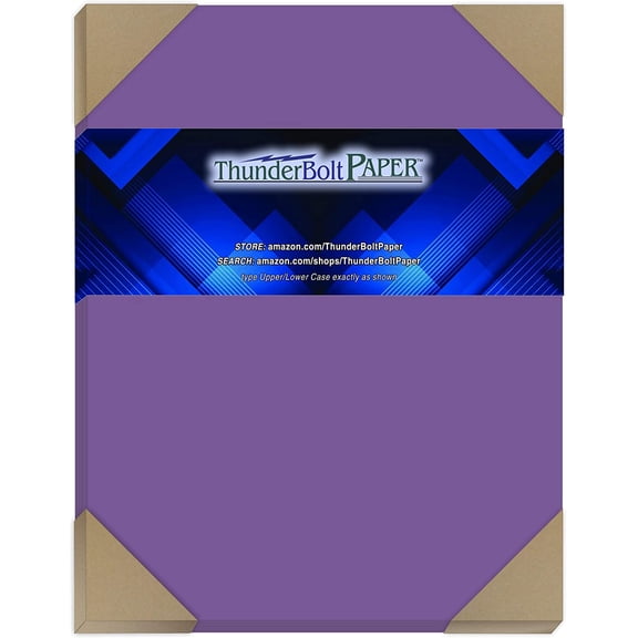 125 Purple Grape 65# Cardstock Paper 9" X 12" (9X12 Inches) Frame and Sketch Pad Size - 65Cover/45Bond Light Weight Card Stock - Bright Printable Smooth Paper Surface
