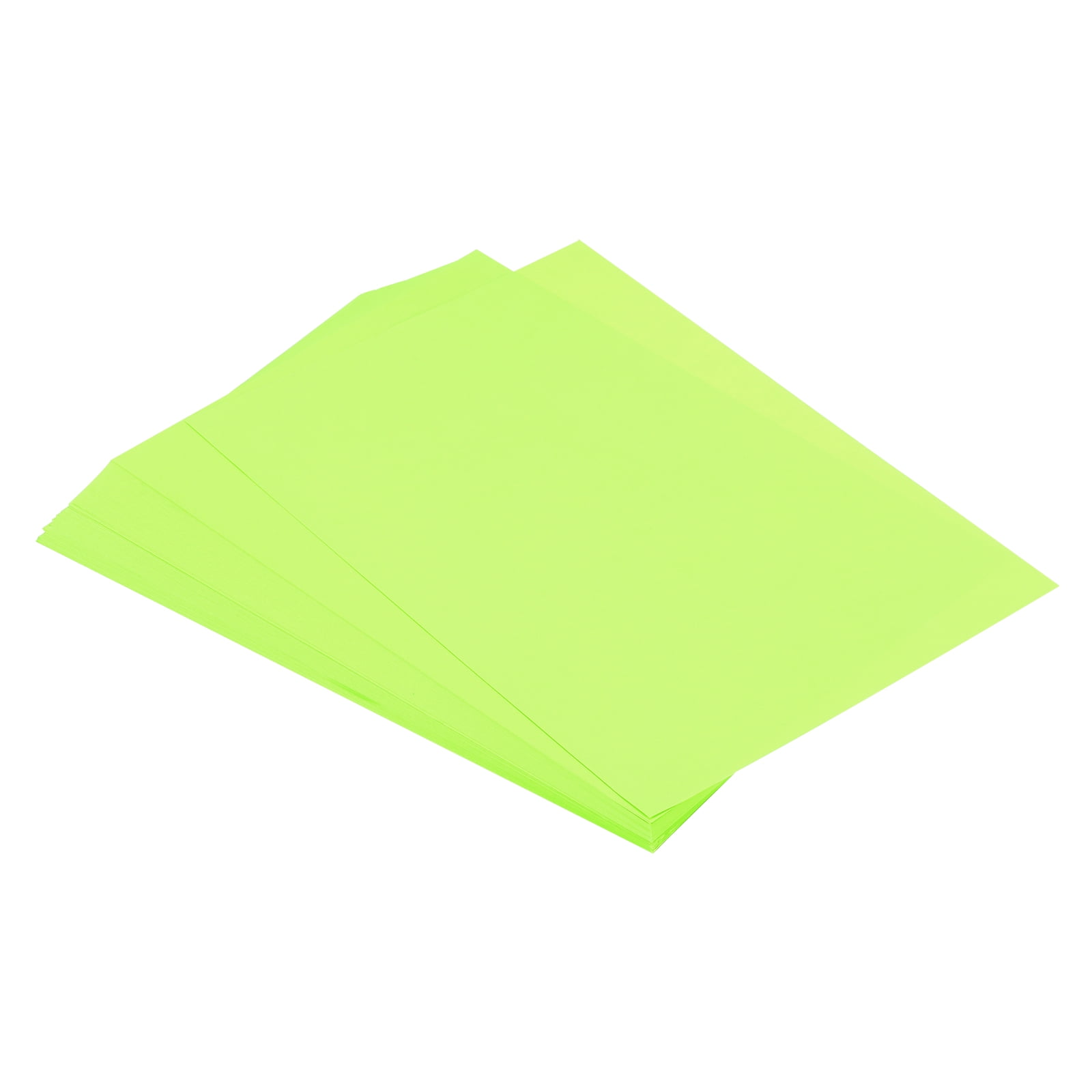 125 Sheets A4 Colored Print Copy Paper 8.5" x 11" Origami Paper Printer Paper 75gsm for Printing, Bright Green