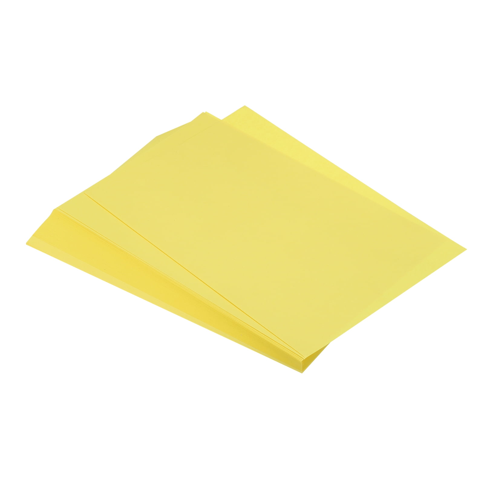 125 Sheets A4 Colored Print Copy Paper 8.5" x 11" Origami Paper Printer Paper 80gsm for Printing, Lemon Yellow