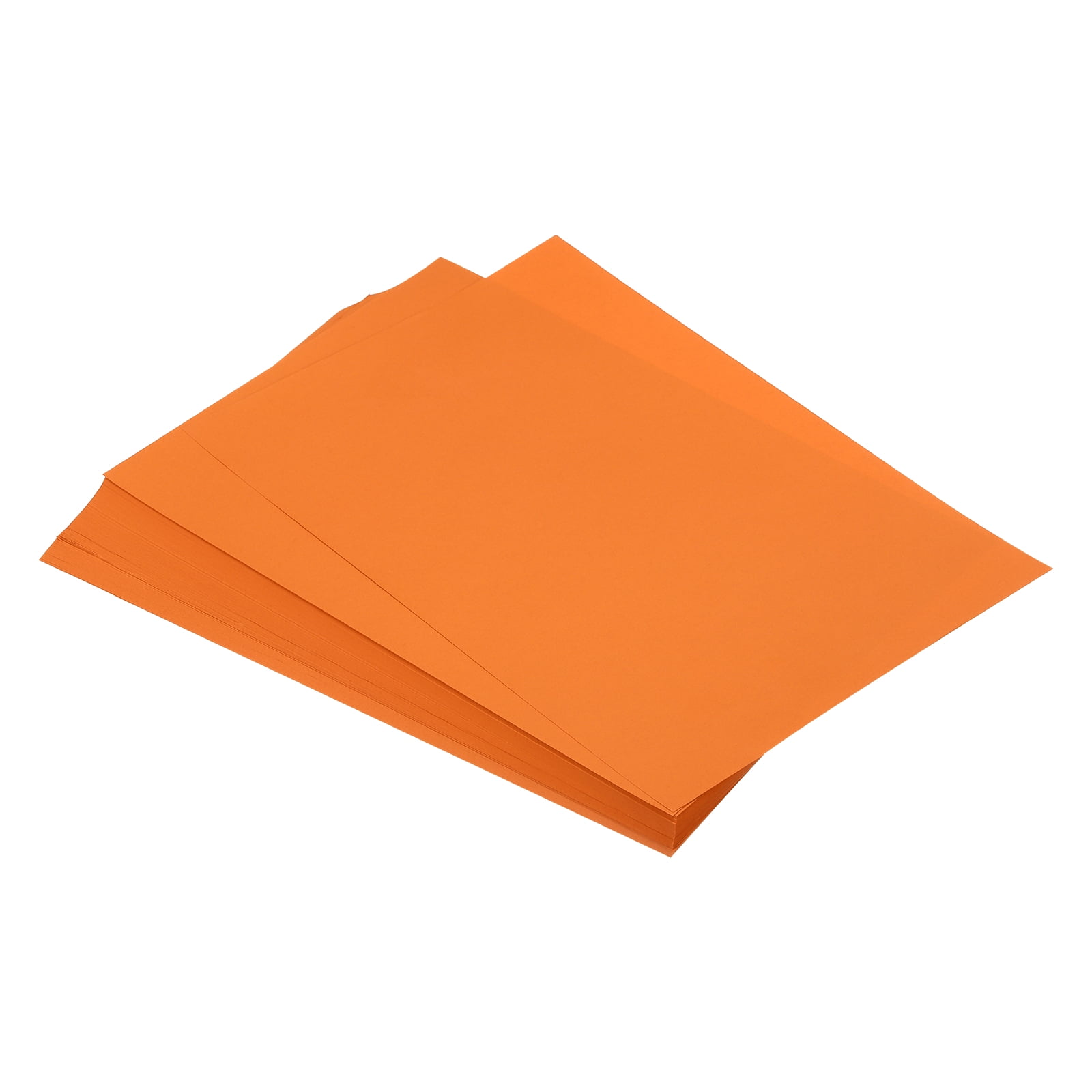 125 Sheets A4 Colored Print Copy Paper 8.5" x 11" Origami Paper Printer Paper 80gsm for Printing, Orange