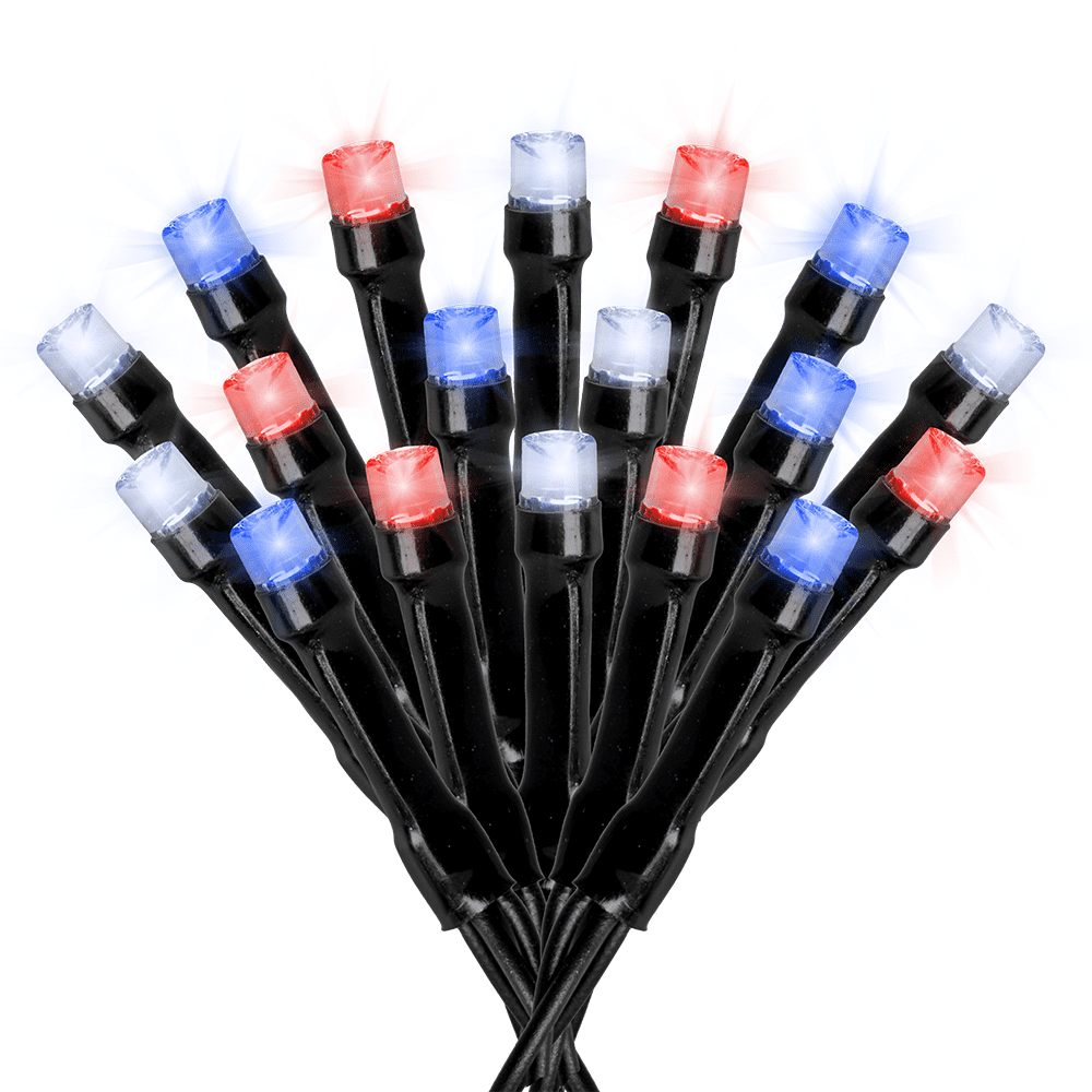 125 Solar Powered LED String Lights, 68 Feet - Blue 125 Solar Powered LED String Lights, 68 Feet - Blue