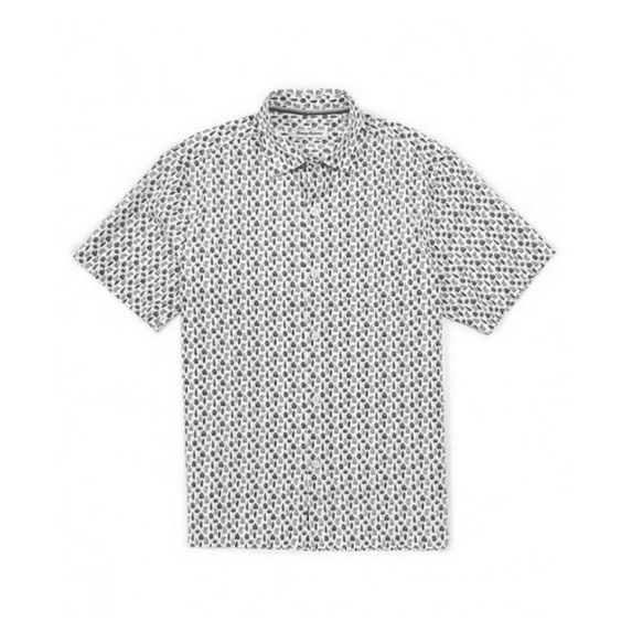 $125 Tommy BahamaBaja Mar Short-Sleeve Woven Shirt,M