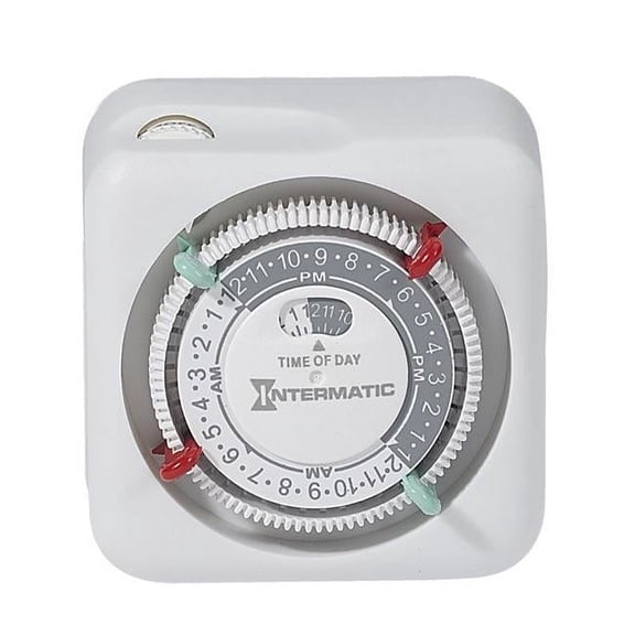 125 V Indoor Timer, White