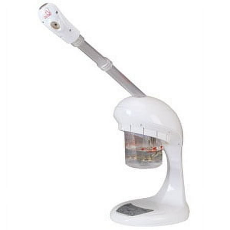 ($125 Value) Silver Fox Mini Portable Facial Steamer Extended Arm & Digital Timer F-101