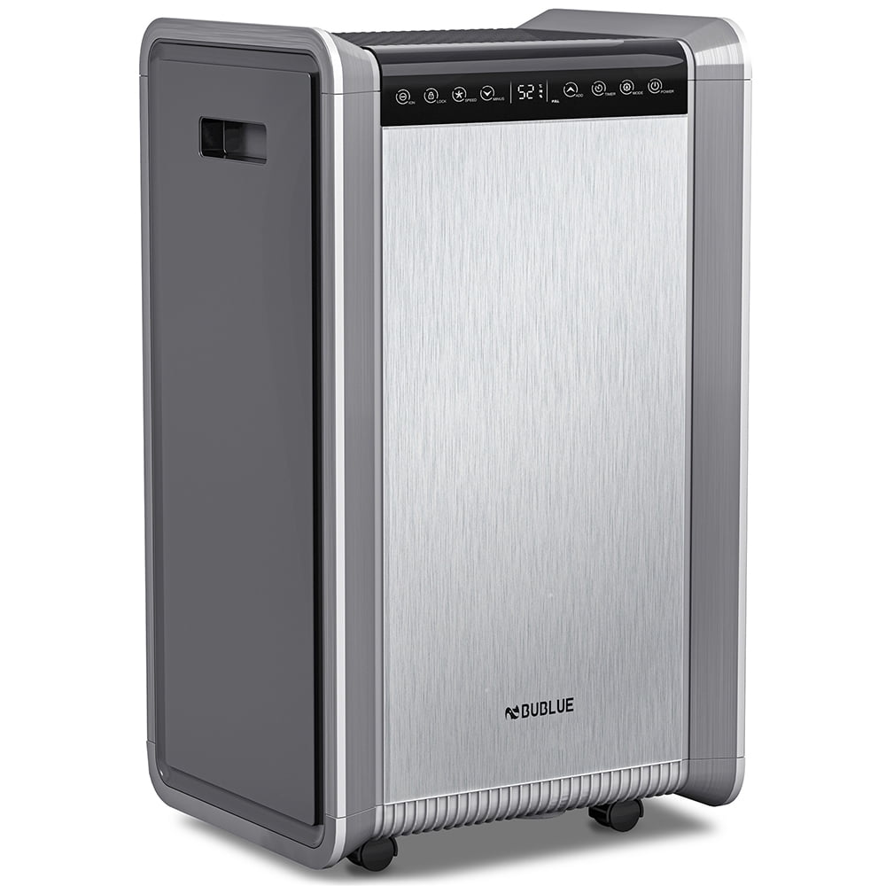 125 pt. 8,500 sq. ft. Commercial Dehumidifier  with 12-Hour Timer  in Metallics
