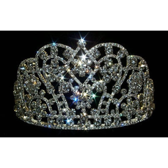 #12503 Large Butterfly Cluster Tiara - Flat Base
