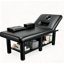 1250LBS Treatment table Adjustable, Removable Headrest, Massage Table Face Rest for Facial, Tattoo, Salon, Home
