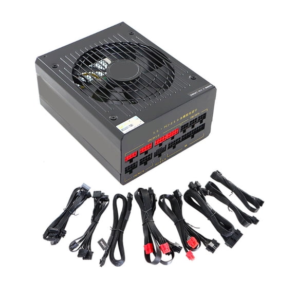 1250W PCIe 5.0 Power Supply PC Power Supply Computer Mining Power Supply for 4090T1/4080TI Graphics Card