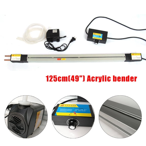 1250mm Manual Acrylic Light Box Plastic PVC Bending Machine Heater Bender Strip 1500W