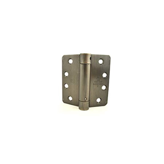 1251410B 4" x 4" Full Mortise Single Acting 1/4" Radius Corner Spring Hinge # 029184 Oil Rubbed Bronze Finish$$Tools & Hardware Other