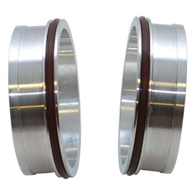 Vibrant Vanjen Aluminum Weld Fittings for 3in OD Tubing (for use with part #12566) - Sold In Pairs